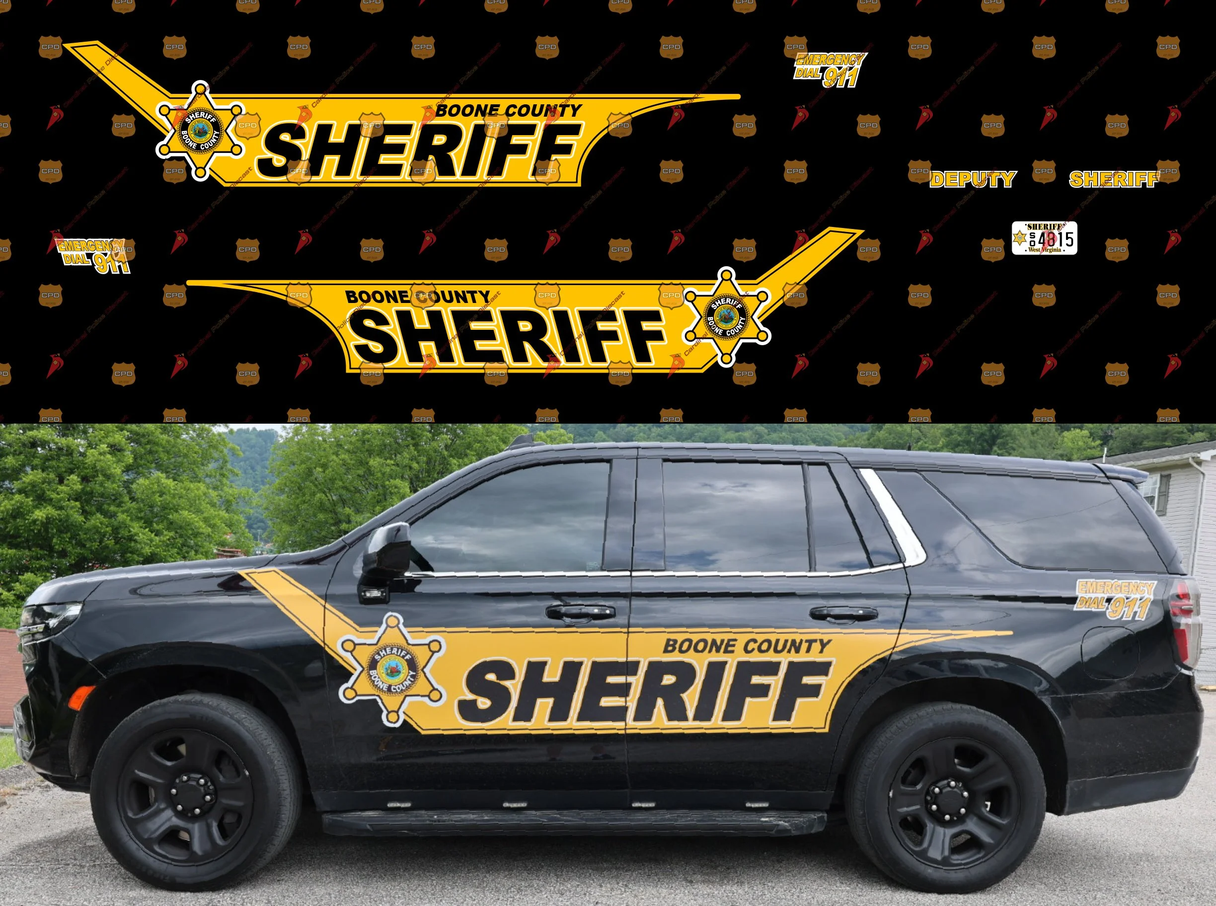 Boone County, WV Sheriff's Office — Cardinal Police Diecast